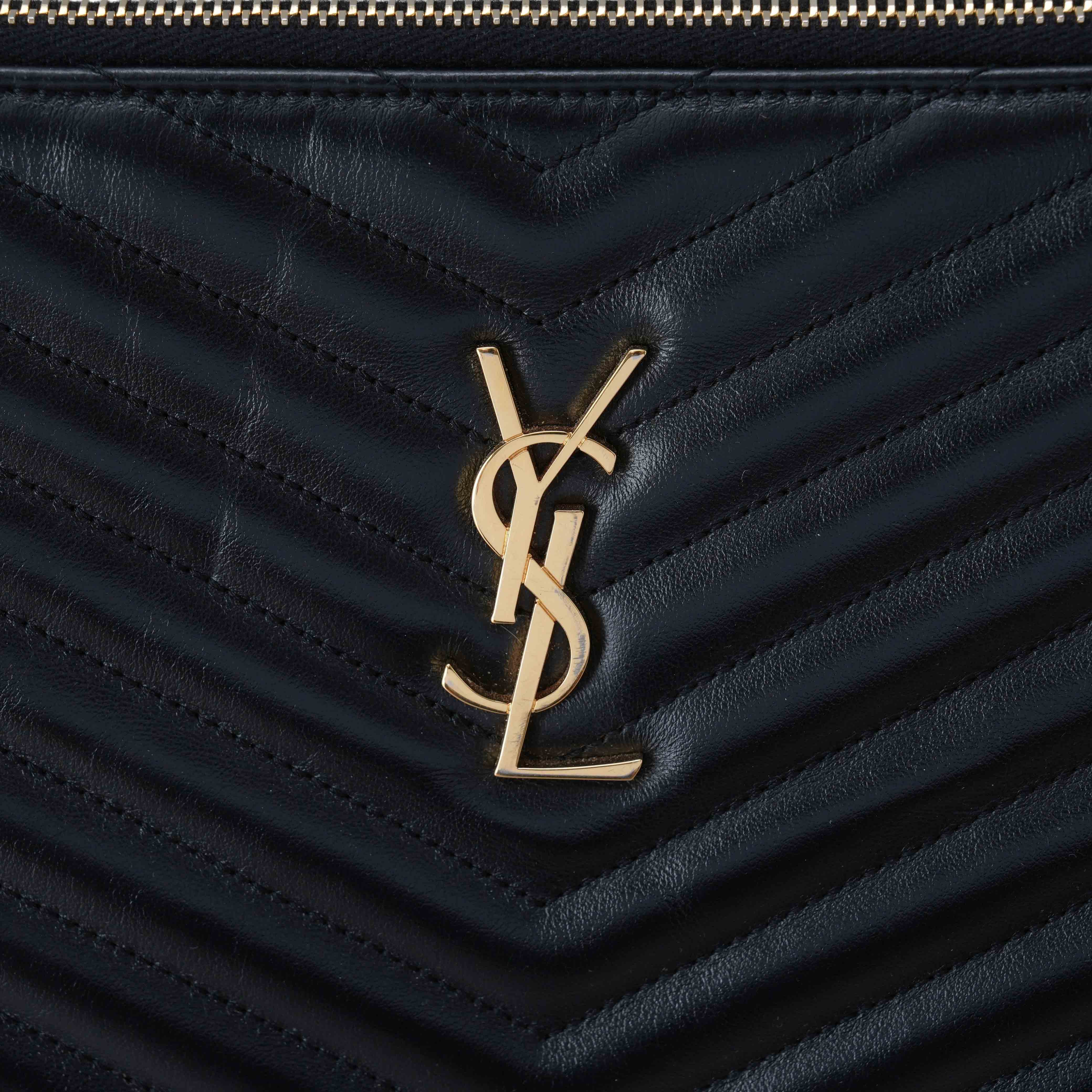 Yves Saint Laurent(USED)생로랑 440222 모노그램 쉐브론 클러치